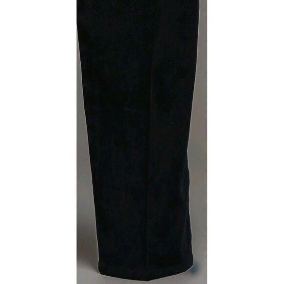 Denim & Co Women’s Small Black Velvet Pull-On Pants Y2K Goth Grunge Luxe EUC - Picture 10 of 11
